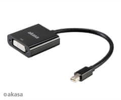 Akasa Adapter Mini DisplayPort na DVI pasivni, 20 cm