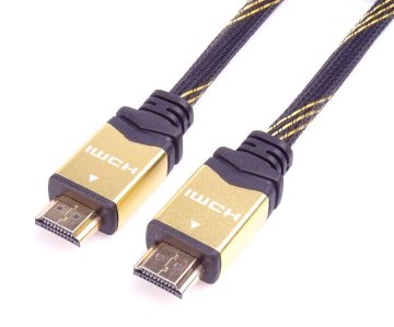 PremiumCord HDMI 2.0 High Speed + Ethernet kabel HQ, pozlačeni konektorji, 3 m