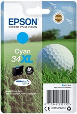 Epson Singlepack Cyan 34XL DURABrite Ultra črnilo C13T34724010