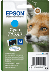 Epson Singlepack Cyan T1282 DURABrite Ultra črnilo C13T12824012