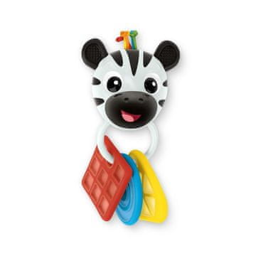 BABY EINSTEIN Zebra Zen Shake-a-Shape Brez BPA 0m+