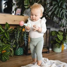 BabyOno Drsalka z zobotrebcem Barbell 0m+
