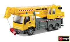 BBurago 1:43 Servisno vozilo Gradbeni tovornjak z žerjavom