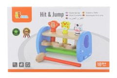 Viga Toys Leseno kladivo za najmlajše Viga z živalmi