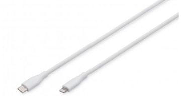 Digitus USB-C Silikonski polnilni kabel, USB-A - USB-C 2m, USB 2.0, 60W, črn