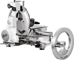 BERKEL Ročni rezalnik Flywheel VLB 114X Rizoma s podstavkom Bela Mat