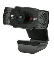 C-Tech Spletna kamera CAM-11FHD, 1080P, mikrofon, črna
