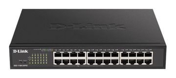 D-Link DGS-1100-24PV2 24-portno gigabitno pametno stikalo, 12x GbE PoE+, PoE 100W