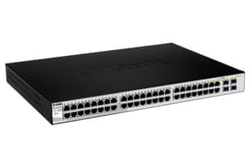 D-Link DGS-1210-48 Pametno stikalo, 48x GbE, 4x RJ45/SFP, brez ventilatorja