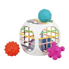 BabyOno Senzorična igrača Cube box 18m+