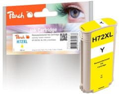 Peach združljiva kartuša HP št. 72 (XL), rumena, C9373A, 138ml