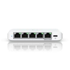 Ubiquiti UniFi Switch Flex Mini 2.5G (USW-Flex-2.5G-5), 5-portno 2.5Gbt, PoE-in, USB-C