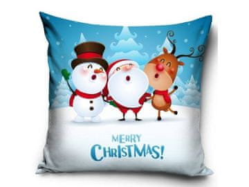 Carbotex Božična prevleka za vzglavnik MERRY CHRISTMAS!, 40/40cm, XMAS191107