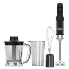 Black+Decker Ročni mešalnik Black+Decker BXHBA1501E, 1500 W, enostaven za čiščenje, z odstranljivo enoto noža in merilnim posodom