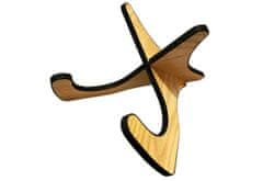slomart Stojalo za ukulele GTR U1 Svetlo leseno - zložljivo lesen okvir, naravna barva, primeren za vse vrste ukulele.