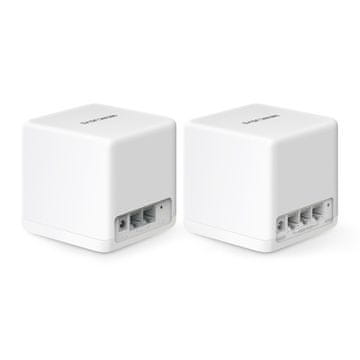 slomart Mercusys AX1500 Mesh WiFi 6 sistem, 2 enoti, dosega do 350 m², MU-MIMO, napreden varnostni sistem