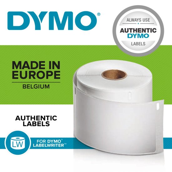 Dymo DYMO večnamenske oznake S0722540, 32 x 57 mm, samolepilne, 1000 kosov, odstranitveno lepilo, papir, bela barva