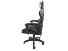 slomart FURY Avenger L univerzalna gaming stolica, ergonomski dizajn, črna, oblazinjeno sedišče, 150 kg nosilnosti