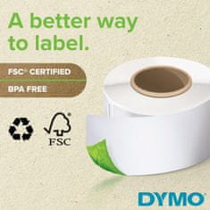 Dymo DYMO večnamenske oznake S0722540, 32 x 57 mm, samolepilne, 1000 kosov, odstranitveno lepilo, papir, bela barva