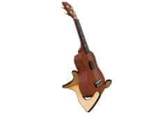 slomart Stojalo za ukulele GTR U1 Svetlo leseno - zložljivo lesen okvir, naravna barva, primeren za vse vrste ukulele.