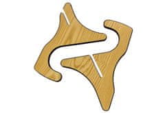 slomart Stojalo za ukulele GTR U1 Svetlo leseno - zložljivo lesen okvir, naravna barva, primeren za vse vrste ukulele.