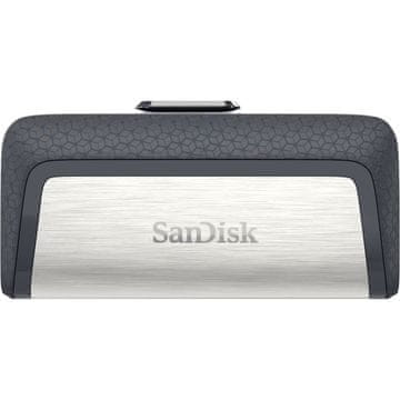 SanDisk Professional USB KLJUČEK 128 GB USB 3.1 SanDisk Ultra Dual Drive Type-A/Type-C črne/srebrne barve