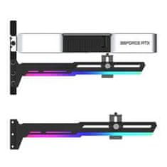 1stCool GPU Holder ARGB - kovinski nastavljiv nosilec VGA črne barve