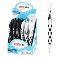 EASY Kids FANCY Pisalo, modro polželezno polnilo, 0,7 mm, 24 kosov v pakiranju, belo-črno in črno-sivo