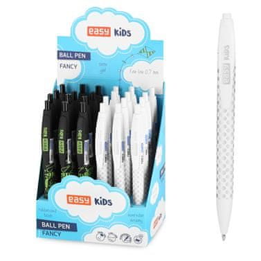 EASY Kids FANCY Pisalo, modro polželezno polnilo, 0,7 mm, 24 kosov v pakiranju, belo-sivo in črno-zeleno