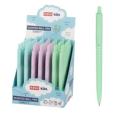 EASY Kids SWEETY Pisalo z vonjem, modro polželezno polnilo, 0,5 mm, 42 kosov v pakiranju, zeleno-rožnato-modro