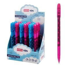 EASY Kids WAY Gumijasto pisalo, modro polnilo, 0,5 mm, 24 kosov v pakiranju, modro-rožnato