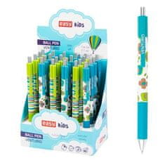 EASY Kids VENTURIO Kroglično pero, modra polželezna kartuša, 0,7 mm, 24 kosov v pakiranju, zeleno-turkizna