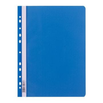 Leviatan Mapa pvc s sponko levia s perforacijo - modra
