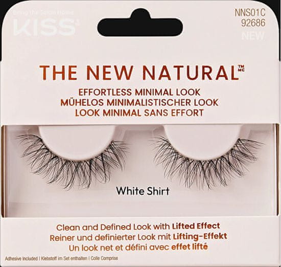 KISS Nove umetne trepalnice Natural 01 White Shirt