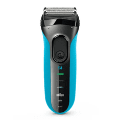Braun Series 3 3010s Wet & Dry, modra, Brivnik