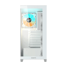 Gigabyte C500 PANORAMIC STEALTH ICE USB-C USB 3.2 Gen2 ATX ARGB osvetljeno ohišje, belo