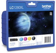 Brother Komplet črnil LC-1280XL - črno, magenta, rumeno, cian
