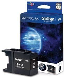 Brother LC-1280XLBk (črnilo. črno, 2400 strani na minuto @ 5%)