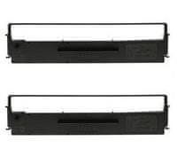 Epson trak črne barve. LQ-300/+/+II/570/+/580/8xx, Dualpack