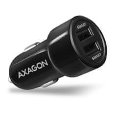 AXAGON PWC-5V5, SMART polnilec za avto, 2x vrata 5V-2,4A + 2,4A, 24W
