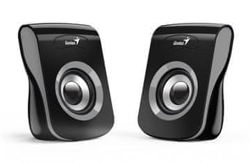 Genius SP-Q180/Stereo/6W/Black-Grey