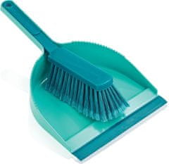 Leifheit Plastična metla + zajemalka za prah z gumo, CLASSIC 41401