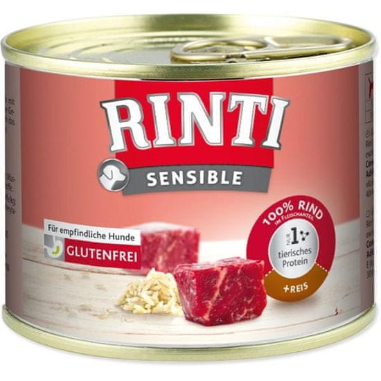 RINTI Dog Sensible govedina v konzervi z rižem 185g
