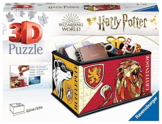 Ravensburger 3D sestavljanka: škatla za shranjevanje Harryja Potterja 216 kosov