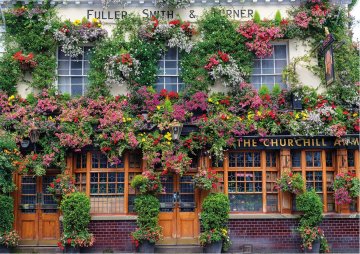 Piatnik Sestavljanka Churchill Pub v Londonu / 1000 kosov