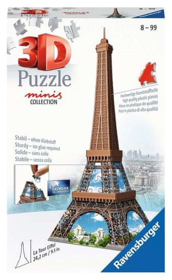 Ravensburger 3D sestavljanka: Eifflov stolp 54 kosov
