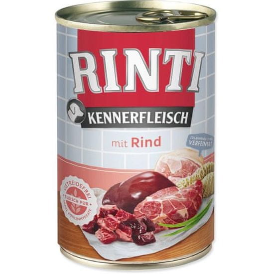 RINTI Dog Kennerfleisch goveje meso v konzervi 400g