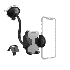 Hama Multi, nosilec za telefon v avtomobilu 2v1, za vetrobransko steklo in prezračevalne lopatice