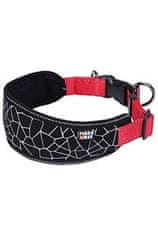 Rukka Ovratnica najlonska Cube Soft rdeča/črna (L/58-70cm/3cm)