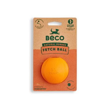 Beco Fetch Žogica za pse oranžna 6,5cm